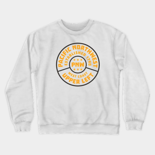 Pacific Northwest Crewneck Sweatshirt by happysquatch